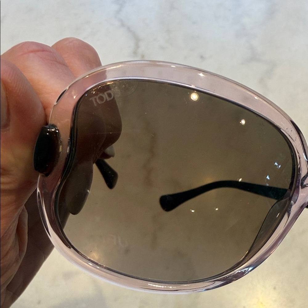NIB TOD'S Women's light purple Frame with Brown Gradient Lenses Sunglasses - Picture 8 of 9